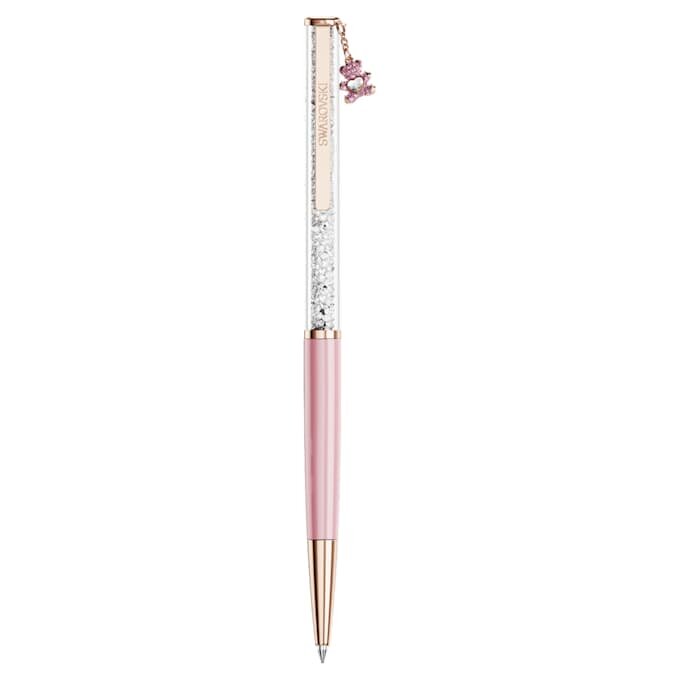 Bolígrafo Crystalline Teddy, rosa, lacado en rosa, chapado en tono oro rosa Bolígrafo Crystalline Teddy, rosa, lacado en rosa, chapado en tono oro rosa