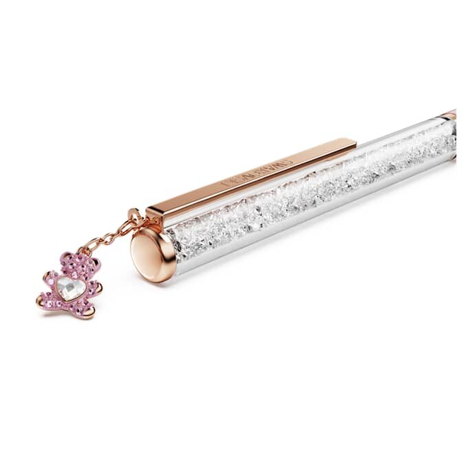 Bolígrafo Crystalline Teddy, rosa, lacado en rosa, chapado en tono oro rosa Bolígrafo Crystalline Teddy, rosa, lacado en rosa, chapado en tono oro rosa
