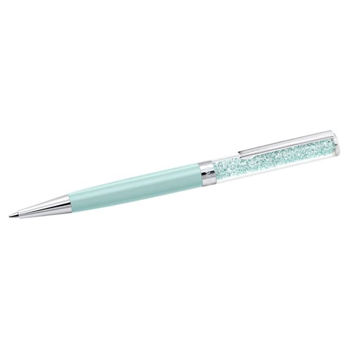 Bolígrafo Crystalline verde, lacado en verde, cromado Bolígrafo Crystalline verde, lacado en verde, cromado