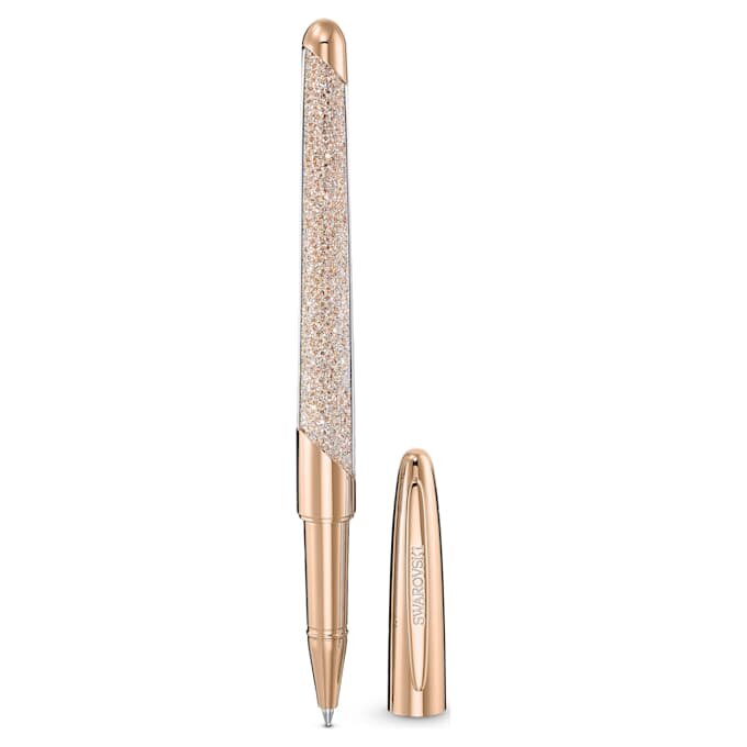 Bolígrafo de bola Crystalline en tono oro rosa, chapado en tono oro rosa Bolígrafo de bola Crystalline en tono oro rosa, chapado en tono oro rosa