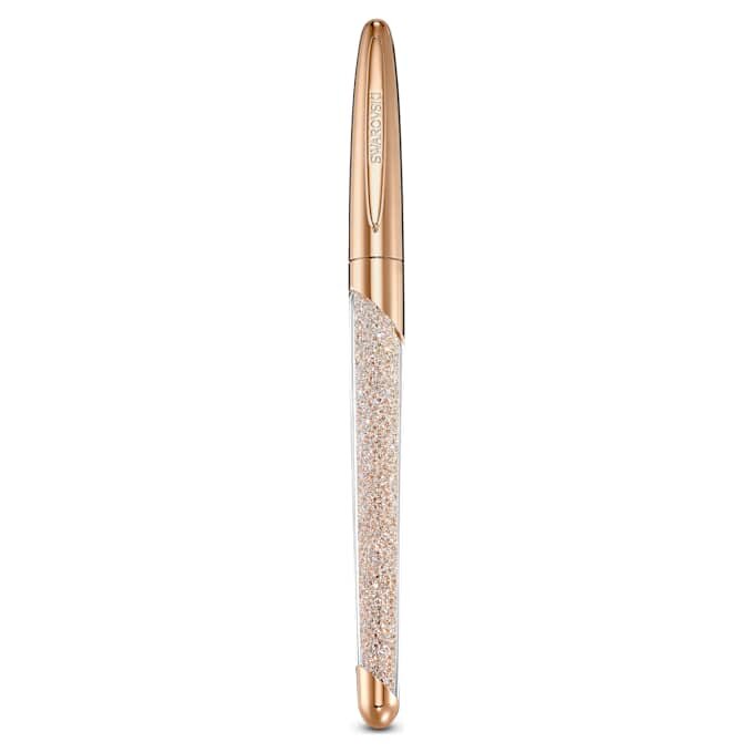 Bolígrafo de bola Crystalline en tono oro rosa, chapado en tono oro rosa Bolígrafo de bola Crystalline en tono oro rosa, chapado en tono oro rosa