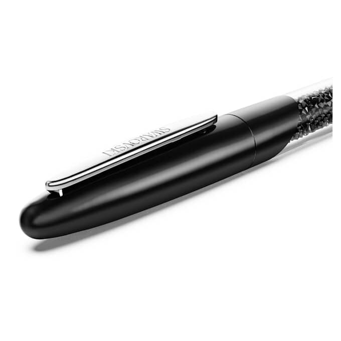 Bolígrafo de bola Crystalline negro, cromado Bolígrafo de bola Crystalline negro, cromado