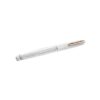 Bolígrafo roller Crystalline blanco, chapado en tono oro rosa Bolígrafo roller Crystalline blanco, chapado en tono oro rosa