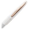 Bolígrafo roller Crystalline blanco, chapado en tono oro rosa Bolígrafo roller Crystalline blanco, chapado en tono oro rosa