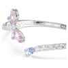 Brazalete Ariana Grande X Swarovski con cortes variados, libélula, multicolor, chapado en rodio Brazalete Ariana Grande X Swarovski con cortes variados, libélula, multicolor, chapado en rodio