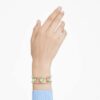 Brazalete Chroma con corte en cojín, multicolor, chapado en tono dorado
