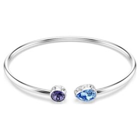Brazalete Chroma con cortes variados, multicolor, chapado en rodio Brazalete Chroma con cortes variados, multicolor, chapado en rodio