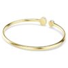 Brazalete Chroma con cortes variados, multicolor, chapado en tono dorado