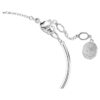 Brazalete Constella con corte redondo, piedra danzante, blanco, chapado en rodio Brazalete Constella con corte redondo, piedra danzante, blanco, chapado en rodio