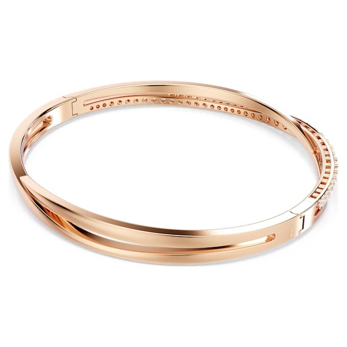 Brazalete Hyperbola blanco, chapado en tono oro rosa Brazalete Hyperbola blanco, chapado en tono oro rosa