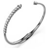 Brazalete Sublima blanco, chapado en rutenio