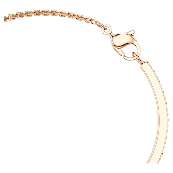 Brazalete tipo esclava con forma de serpiente y cortes mixtos, Año de la Serpiente, rojo, chapado en tono oro rosa