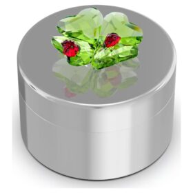 Caja decorativa «Idyllia» con trébol y mariquita
