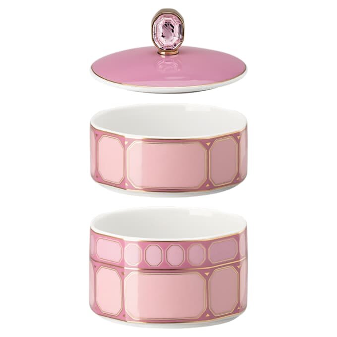 Caja Signum de porcelana, pequeña, rosa Caja Signum de porcelana, pequeña, rosa