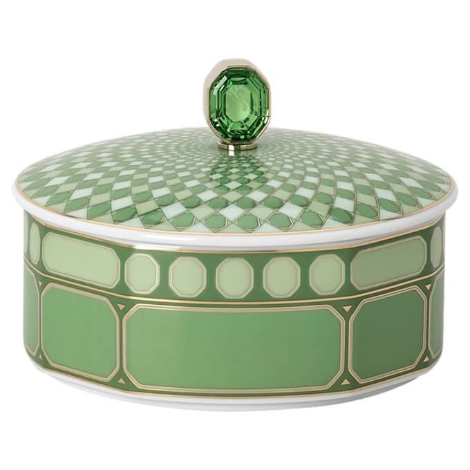 Caja Signum de porcelana, verde Caja Signum de porcelana, verde