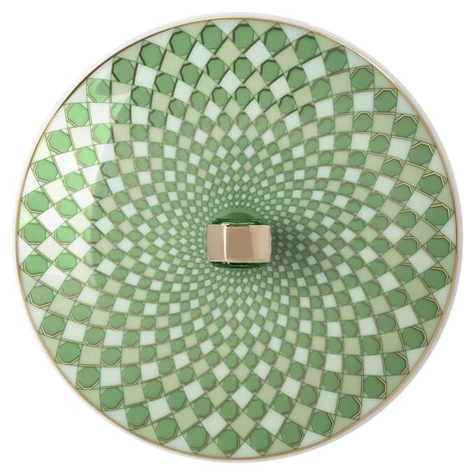 Caja Signum de porcelana, verde Caja Signum de porcelana, verde