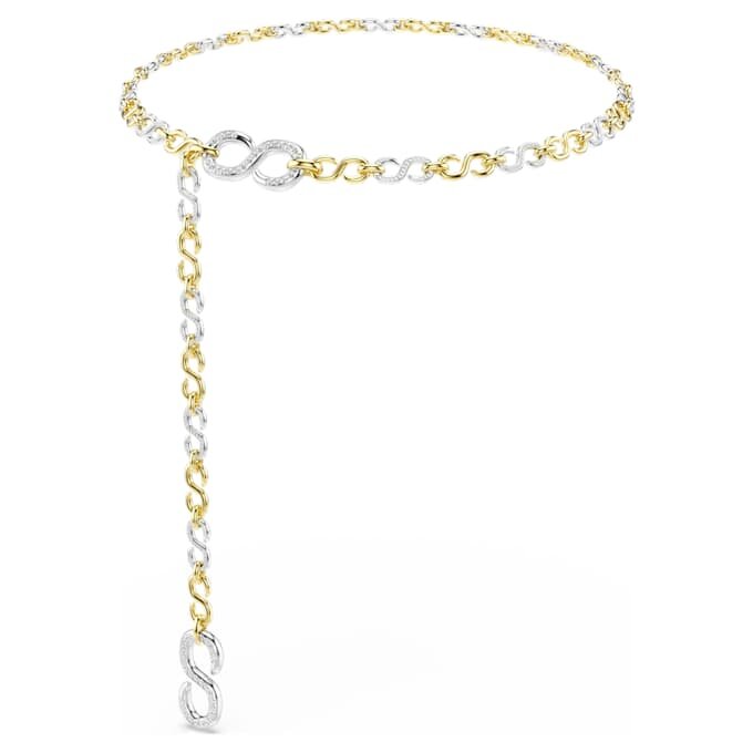 Cinturón Dextera blanco, acabado en metales mixtos Cinturón Dextera blanco, acabado en metales mixtos