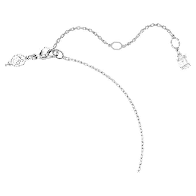 Colgante Ariana Grande x Swarovski con cortes variados, corazón, blanco, chapado en rodio Colgante Ariana Grande x Swarovski con cortes variados, corazón, blanco, chapado en rodio