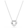 Colgante Ariana Grande x Swarovski con cortes variados, corazón, blanco, chapado en rodio Colgante Ariana Grande x Swarovski con cortes variados, corazón, blanco, chapado en rodio