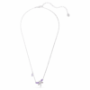 Colgante Ariana Grande X Swarovski con cortes variados, libélula, multicolor, chapado en rodio Colgante Ariana Grande X Swarovski con cortes variados, libélula, multicolor, chapado en rodio