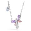 Colgante Ariana Grande X Swarovski con cortes variados, libélula, multicolor, chapado en rodio Colgante Ariana Grande X Swarovski con cortes variados, libélula, multicolor, chapado en rodio