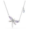 Colgante Ariana Grande X Swarovski con cortes variados, libélula, multicolor, chapado en rodio Colgante Ariana Grande X Swarovski con cortes variados, libélula, multicolor, chapado en rodio