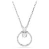 Colgante Constella con pavé, corte redondo, blanco, chapado en rodio Colgante Constella con pavé, corte redondo, blanco, chapado en rodio