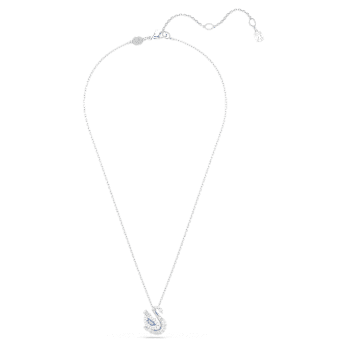 Colgante de cisne con cortes variados, cisne, azul Colgante de cisne con cortes variados, cisne, azul