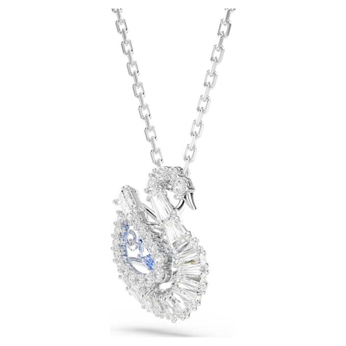 Colgante de cisne con cortes variados, cisne, azul Colgante de cisne con cortes variados, cisne, azul