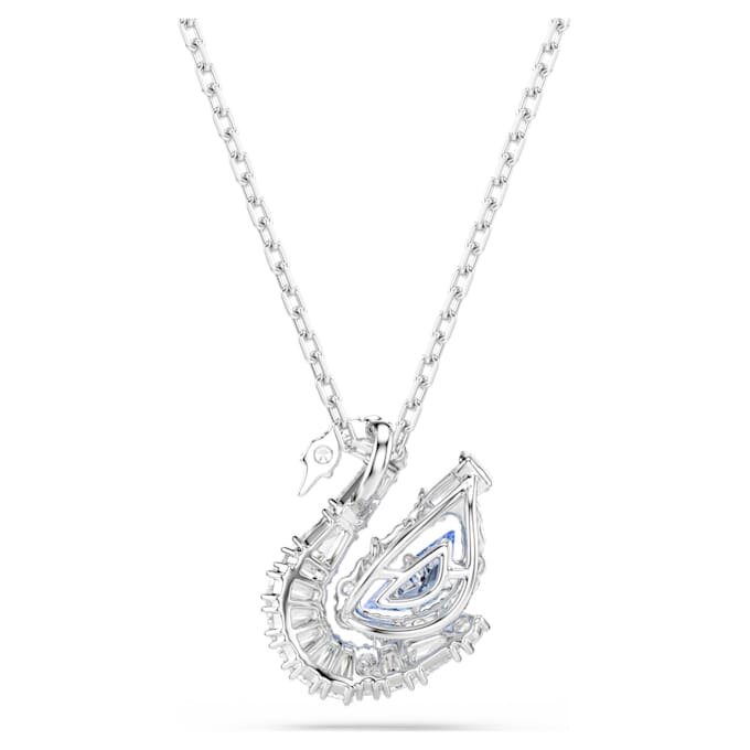 Colgante de cisne con cortes variados, cisne, azul Colgante de cisne con cortes variados, cisne, azul
