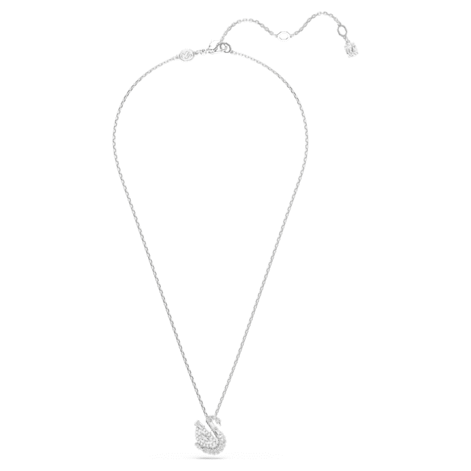 Colgante de cisne con cortes variados, cisne, blanco Colgante de cisne con cortes variados, cisne, blanco