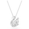 Colgante de cisne con cortes variados, cisne, blanco Colgante de cisne con cortes variados, cisne, blanco