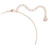 Colgante de cisne, negro, chapado en tono oro rosa Colgante de cisne, negro, chapado en tono oro rosa