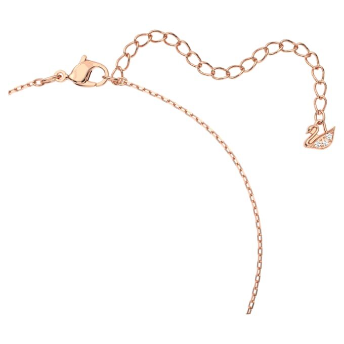 Colgante de cisne, rosa, chapado en oro rosa Colgante de cisne, rosa, chapado en oro rosa