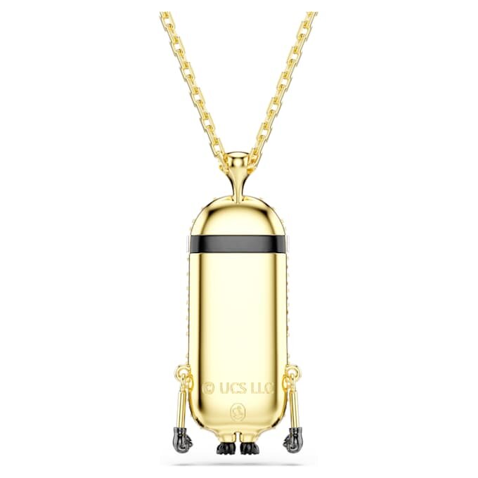 Colgante de los Minions «Kevin» con pavé, multicolor, chapado en oro Colgante de los Minions «Kevin» con pavé, multicolor, chapado en oro