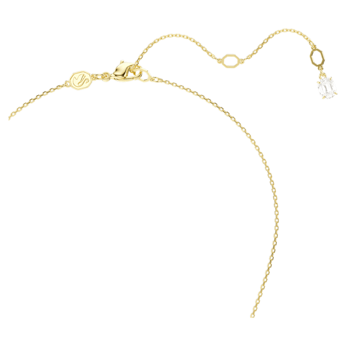 Colgante de serpiente con perla de cristal, cortes variados, Año de la Serpiente, blanco, chapado en tono dorado Colgante de serpiente con perla de cristal, cortes variados, Año de la Serpiente, blanco, chapado en tono dorado