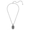 Colgante Dextera de forma octogonal, talla redonda, negro, chapado en rutenio Colgante Dextera de forma octogonal, talla redonda, negro, chapado en rutenio