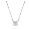 Colgante Eternity con diamantes cultivados en laboratorio, 0,5 quilates en total, forma redonda, plata de ley Colgante Eternity con diamantes cultivados en laboratorio, 0,5 quilates en total, forma redonda, plata de ley