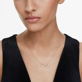 Colgante Eternity con diamantes cultivados en laboratorio de 0,35 ct en total, formas variadas, oro amarillo de 14K