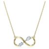 Colgante Eternity con diamantes cultivados en laboratorio de 0,35 ct en total, formas variadas, oro amarillo de 14K Colgante Eternity con diamantes cultivados en laboratorio de 0,35 ct en total, formas variadas, oro amarillo de 14K