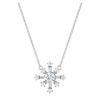 Colgante Galaxy con diamantes cultivados en laboratorio, 0,5 ct en total, forma redonda, oro blanco de 14K Colgante Galaxy con diamantes cultivados en laboratorio, 0,5 ct en total, forma redonda, oro blanco de 14K