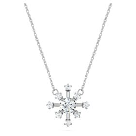 Colgante Galaxy con diamantes cultivados en laboratorio, 0,5 ct en total, forma redonda, oro blanco de 14K