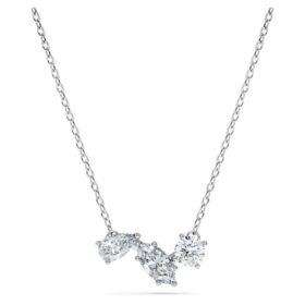 Colgante «Galaxy» con diamantes cultivados en laboratorio, 0,82 quilates en total, formas variadas, plata de ley