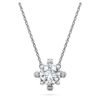 Colgante «Galaxy» con diamantes cultivados en laboratorio, 1,05 quilates en total, forma redonda, oro blanco de 14 quilates Colgante «Galaxy» con diamantes cultivados en laboratorio, 1,05 quilates en total, forma redonda, oro blanco de 14 quilates
