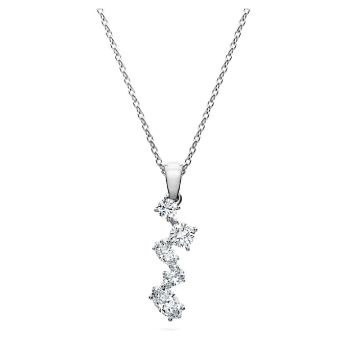 Colgante Galaxy con diamantes cultivados en laboratorio de 0,9 quilates en total, formas variadas, oro blanco de 14 quilates Colgante Galaxy con diamantes cultivados en laboratorio de 0,9 quilates en total, formas variadas, oro blanco de 14 quilates