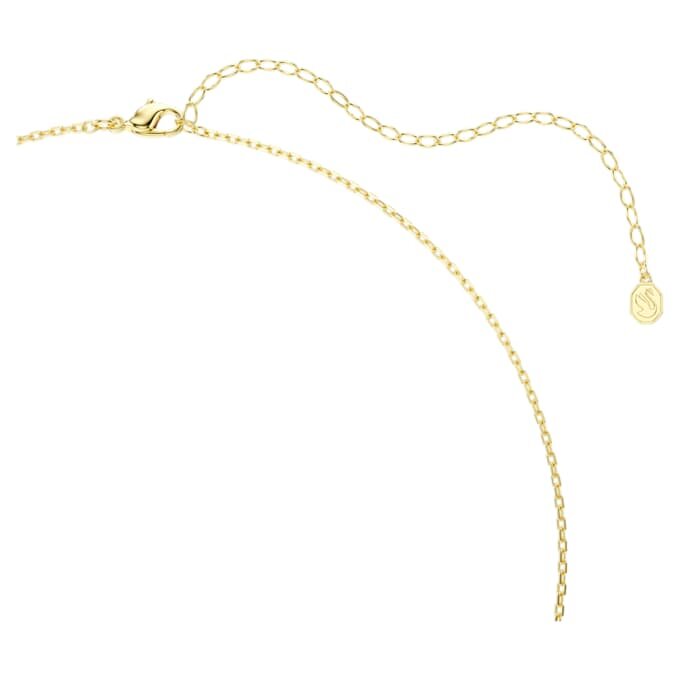 Colgante Gema con cortes variados, multicolor, chapado en tono dorado Colgante Gema con cortes variados, multicolor, chapado en tono dorado