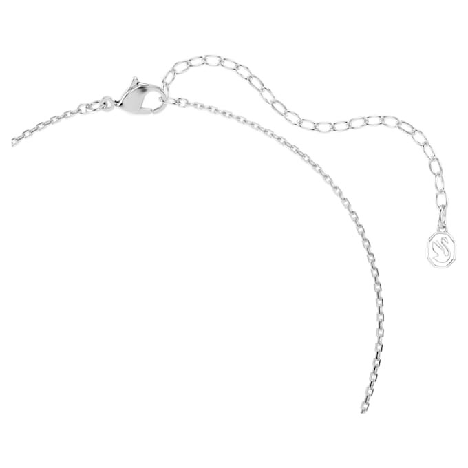 Colgante Gema con cortes variados, rosa, chapado en rodio Colgante Gema con cortes variados, rosa, chapado en rodio