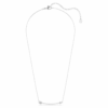 Colgante Idyllia con cortes mixtos, forma de flecha, blanco, chapado en rodio Colgante Idyllia con cortes mixtos, forma de flecha, blanco, chapado en rodio