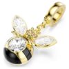 Colgante Idyllia con cortes variados, abeja, multicolor, chapado en tono dorado Colgante Idyllia con cortes variados, abeja, multicolor, chapado en tono dorado