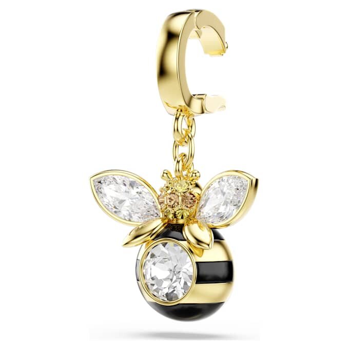 Colgante Idyllia con cortes variados, abeja, multicolor, chapado en tono dorado Colgante Idyllia con cortes variados, abeja, multicolor, chapado en tono dorado